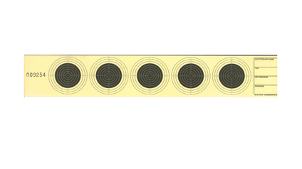 SCHMID LG-Streifen 5 Kreisziele 250 Stk, 31x5,05cm